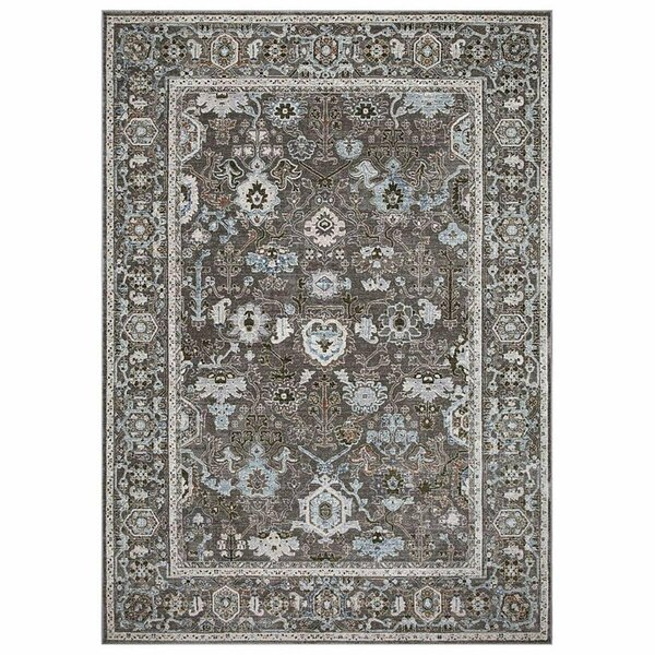 Esfera 7 x 9 ft. Sultan Rectangle Area Rug - Brown ES2855803